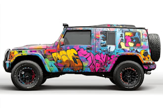 car wrap, truck wrap, van wrap design