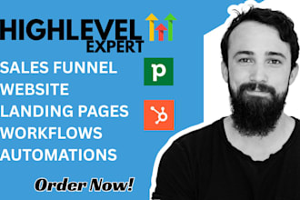 set up hubspot pipedrive gohighlevel CRM automation and funnels
