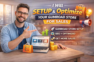 setup and optimize your gumroad store for sales
