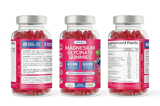 do minimalist product dieline packaging,peptide vial label food pantry label