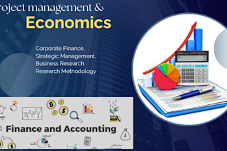 do business, project management, economics and accounting, finance
