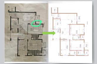 convert PDF floor plans to autocad dwg files