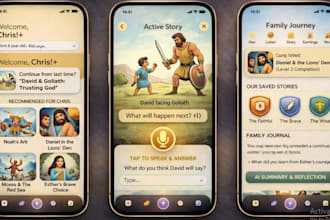 build ai bible story app, ai bible app, ai kids story app, ai story app