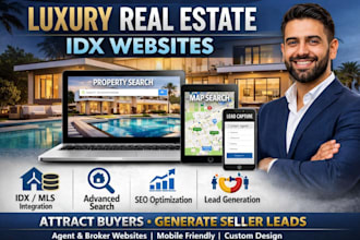develop custom luxury real estate idx website for idx mls integration kvcore