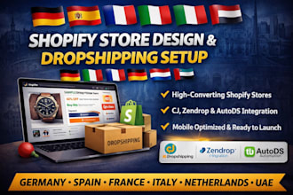 design german spain france italy netherlands uae shopify store cj zendrop autods