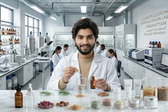 create skincare and cosmetic formulation for your product