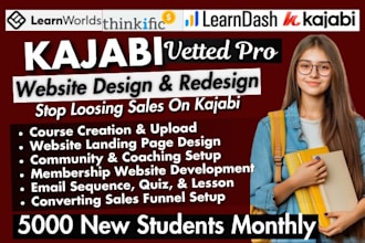 setup kajabi learnworlds build online course elearning website on learnworlds