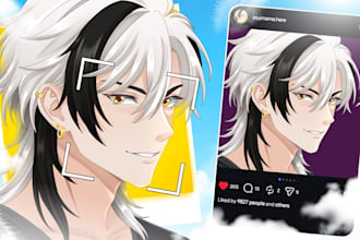 draw anime art and illustration for profile picture or pfp