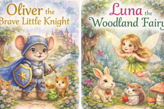 do children book illustration, child story book, watercolor illustration, kids