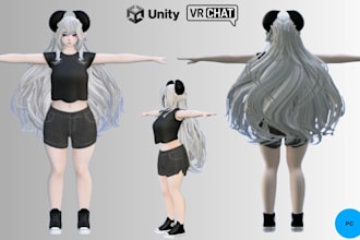 custom vrchat avatar, furry avatar, vrc avatar, 3d avatar commission