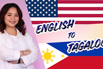 provide english to tagalog translation