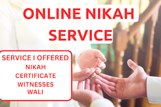conduct online nikah shariah compliant as an imam nikah witnesses and wali