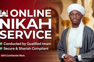 conduct online nikah shariah compliant as an imam nikah witnesses and wali