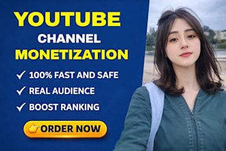 do complete youtube promotion for monetization