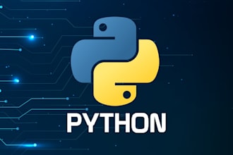 write a python script to automate your task or process your data