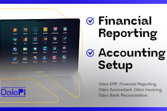 setup odoo accounting, invoicing and financial reporting