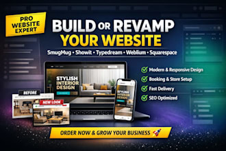 build smugmug showit typedream website revamp weblium squarespace booking store