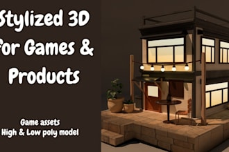 create stylized 3d game asset