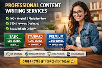 deliver compelling website copywriting and blog posts for your brand