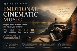 compose emotional cinematic music