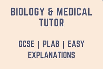 teach biology or medical concepts in a simple way