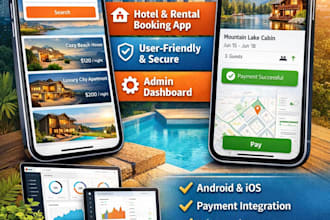 develop a custom airbnb clone app for hotel and property booking business