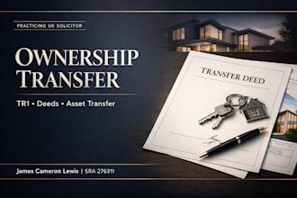 as a UK solicitor, secure your property transfer and ownership deeds
