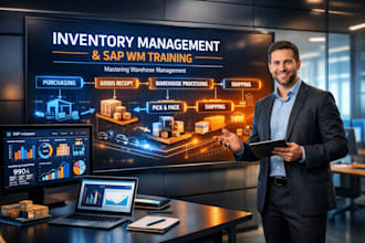 create inventory management course, sap wm, erp process flow, PPT, video, manual