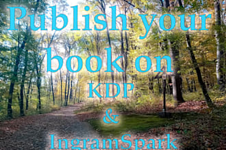 format your book  on ingramspark or amazon