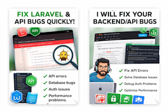 do laravel or API backend bugs fixed quickly