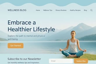 build squarespace wellness brand website health product website lifestyle site