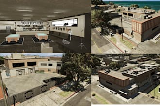 create custom fivem mlo interiors with props chain vehicles server setup mods