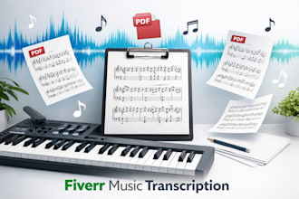 transcribe music audio to sheet music lead sheet music midi pdf