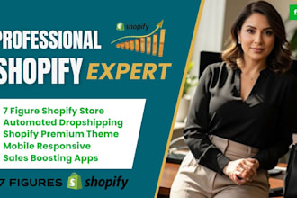 build automated ai shopify store dropshipping shopify store design and redesign