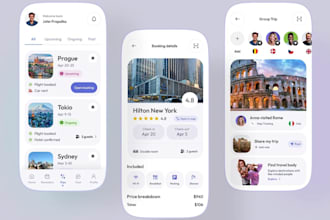 develop itinerary and trip planning mobile app, vacation planner app