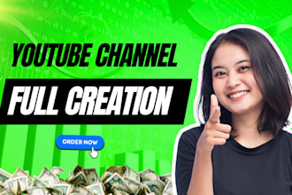 create and set up a professional youtube channel for monetization