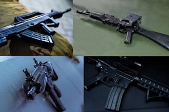 model 3d weapon model gun models and props models for your game asset sword gun