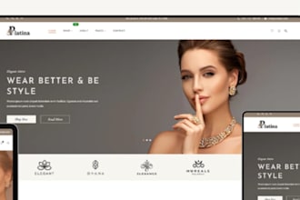 design jewelry shopify store jewelry website fashion store jewelry shopify store