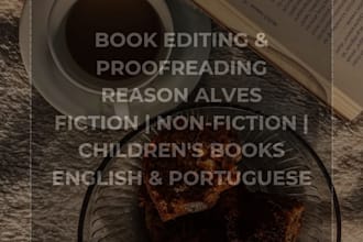 edit, proofread and give detailed feedback