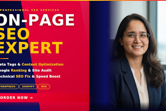 fix on page SEO issues and improve google ranking