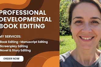 do book editing, proofreading, formatting, developmental edit for your novel