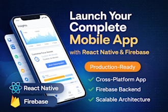 develop modern mobile app with react native and firebase