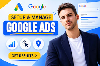 run google ads campaign for local business, adwords ads manager specialist