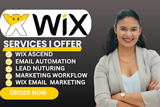 setup wix ascend email marketing automation workflow wix email campaign design