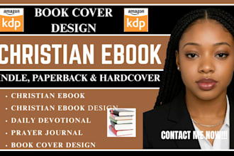 design your christian ebook, daily devotional, prayer journal and book cover