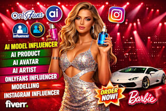 design consistent photorealistic ai brand influencer for onlyfans and instagram