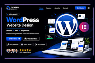 design, redesign wordpress website, blog, landing page design, best webdesigner