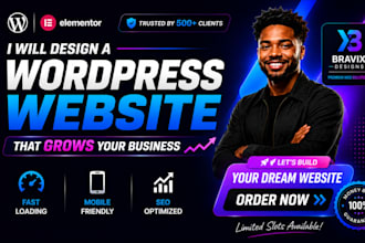 design, redesign wordpress website, blog, landing page design, best webdesigner