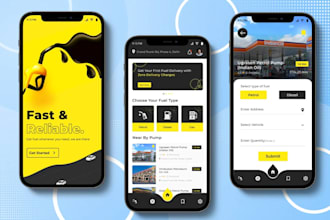 develop smart ondemand fuel delivery app, gas delivery app with smart logistics