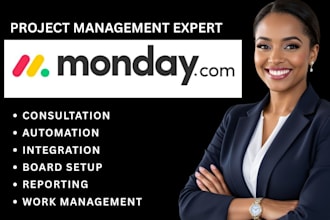 build monday automation workflow, boards and monaday dashboard